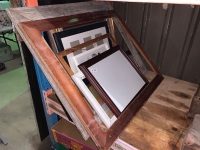 Large lot of picture frames