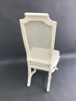 Set of 4 American Made High Back Dining Chairs in Shabby Finish - 4