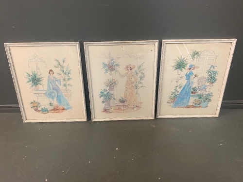 3 x Coby Whitmore Lithograph prints