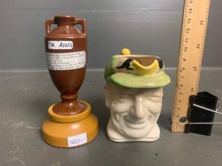 Replica Donald Bradman + Ashes Cup