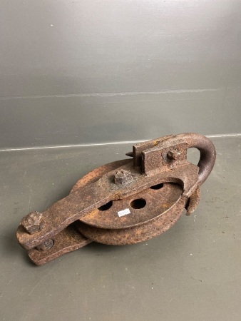 Pulley from 1870's lugger