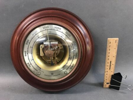 Large Vintage Huber Wall Barometer