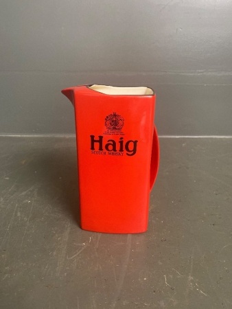 Vintage Wade Haig red water jug 