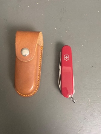 Swiss Army Knife in pouch