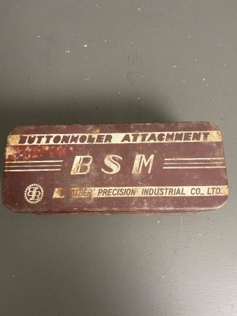 Vintage Brother Precision Industrial Co Ltd Buttonhole Attachment