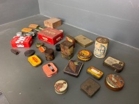 Assortment of tins - 3