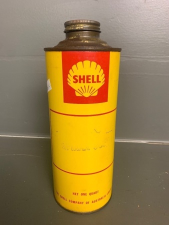 Vintage Shell 1quart oil tin