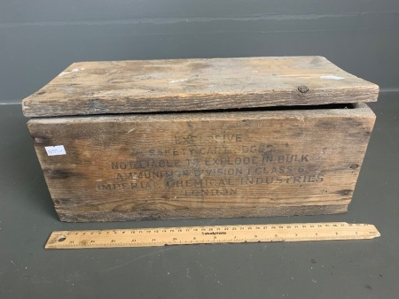 Imperial Chemical Industries London Ammunition Box