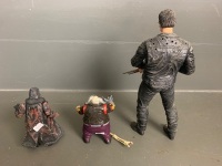 The TERMINATOR figurine and 2 x Macfarlane toy figures - 4