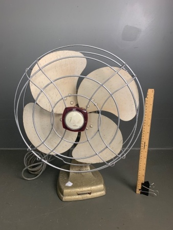 Vintage Revelair desk fan by Celco