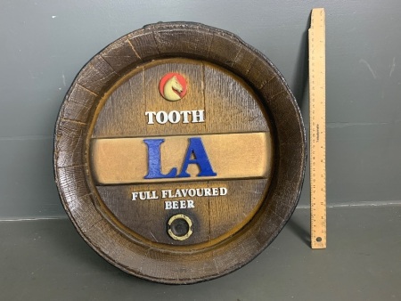 TOOTH LA Keg / Barrel sign