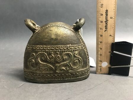 Ancient Bronze Temple Bell from Bagan Burma