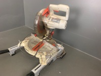 Icon 1400W compound mitre saw (210mm blade) + Workzone mitre saw stand - 4