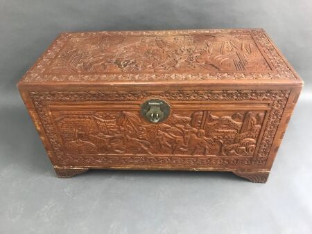 Vintage Large Chinese Camphorwood Chest