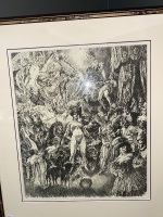 NORMAN LINDSAY signed print 'CIRCUS' - 3