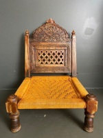 Antique ornate folding chair