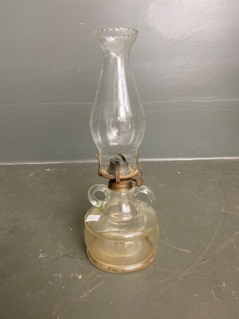 Antique wedding lamp clear glass (H310)