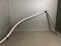 Vintage Scythe with aluminium shaft and timber handles - 2