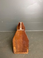 Small hand made wooden tool box - 2