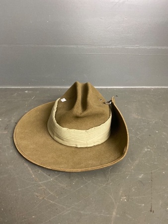 Dunkerley Ltd Akubra slouch hat - dated 1968