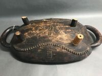 Large Antique Hand Carved Feast Bowl. C1930's. Oceania/PNG. - 2