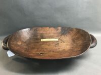 Large Antique Hand Carved Feast Bowl. C1930's. Oceania/PNG. - 3