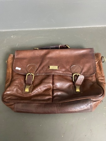 ROWALLAN leather soft brief case