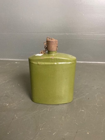 Antique army water canister