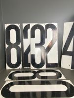 20 x painted tin fuel price signs (900x300) - 2