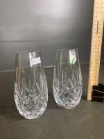 2 x Waterford Lismore 5.5' honey bud vases - 4