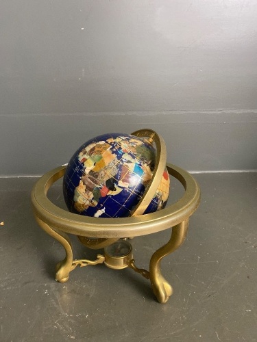 Stunning Gemstone Globe