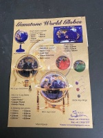 Stunning Gemstone Globe - 6