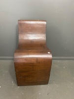 Wooden contemporary designed chair