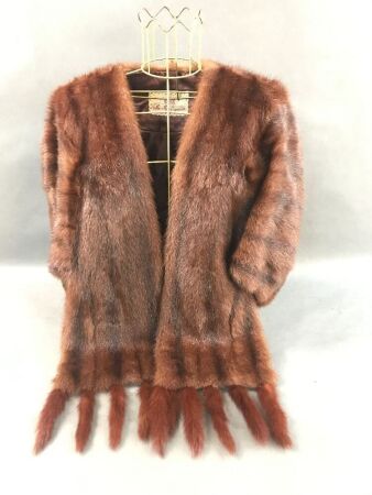 Vintage Fur Stole/Jacket styled by The Myer Emporium