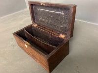 Early Victorian Rosewood letterbox - c1860 - 4