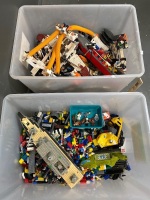 2 lge boxes of mixed Lego and misc toys - 3