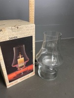 Dansk hurricane lantern blown glass - 2