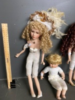 Selection of porcelain dolls - 2