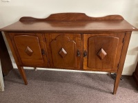 Antique 3-door Wooden Sideboard Red cedar