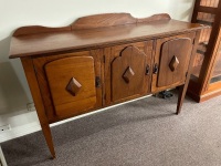 Antique 3-door Wooden Sideboard Red cedar - 2