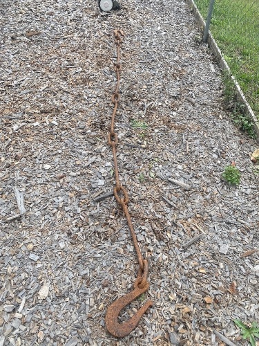 Hand-forged bullock chain