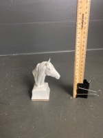 Royal Worcester Aethon horse small horse head statue - 2