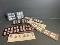 7 x cigarette cards collectors books - 2