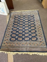 Fine Blue/Pink Floor Rug - 2