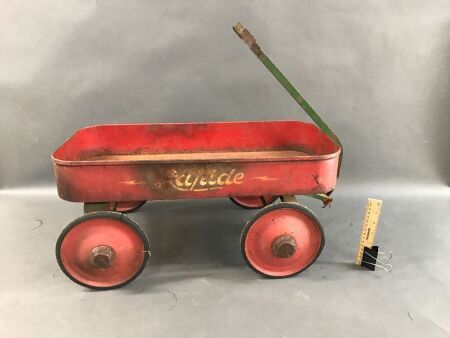 Vintage Rapide Childs Pull Along Trailer