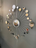 Retro star burst mirror