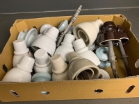 Quantity of various ceramic insulators