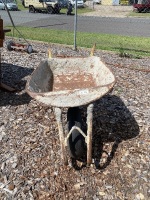 Old wheel barrow