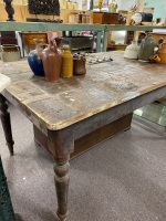 Antique wooden kitchen table - 2