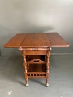 Mahogany Tea Trolley - 2